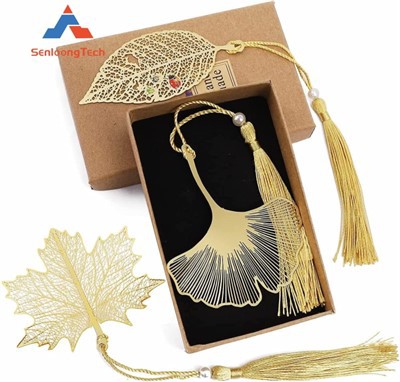 Etching Hollow Floral Bookmarks